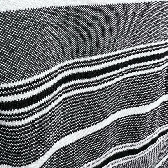 Express Black and White Striped Sheath Dress Size Medium - Picture 5 of 16